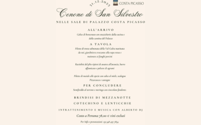 Cenone di Capodanno 2025 a Palazzo Costa Picasso